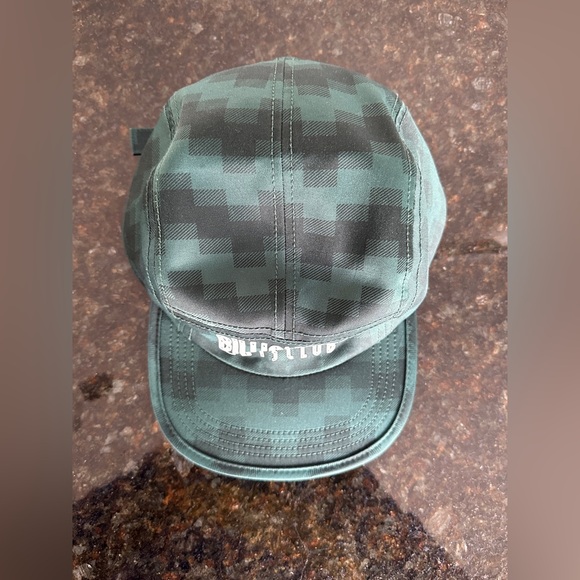 Billionaire Boys Club Teal Green Plaid Five-Panel Camp Cap - Picture 7 of 9